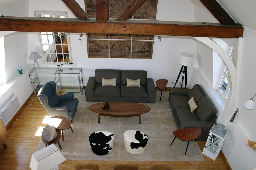 Au Belvedere Apartment Honfleur Exterior foto